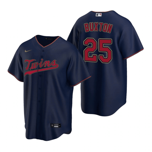 Byron Buxton Minnesota Twins Alternate Navy Baseball Player Jersey
