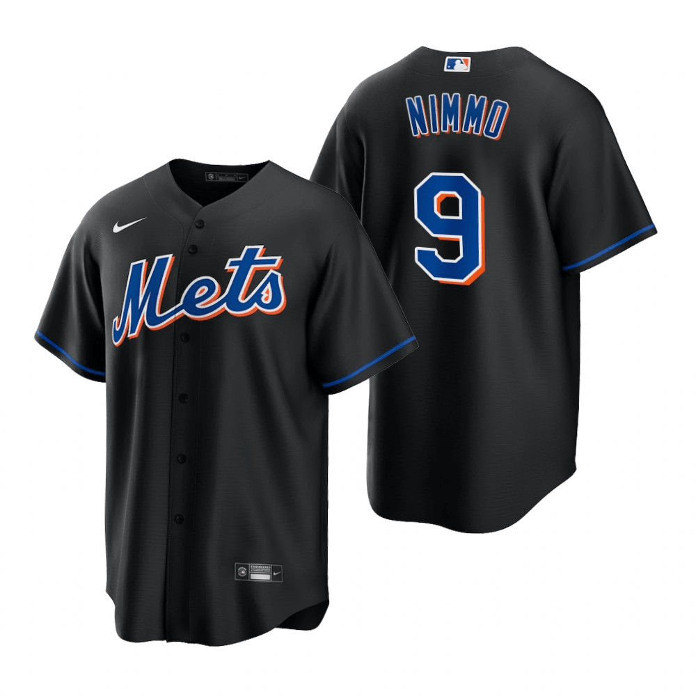 Brandon Nimmo New York Mets Alternate Black Baseball Player Jersey