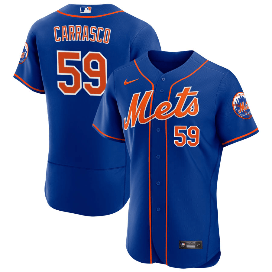 Carlos Carrasco New York Mets Alternate Royal Baseball Player Jersey