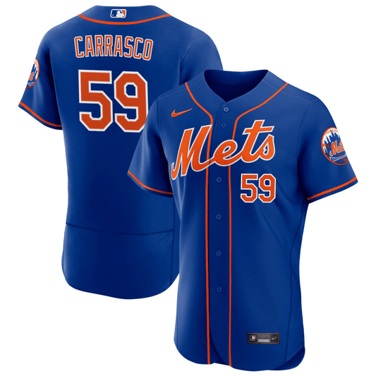 Carlos Carrasco New York Mets Alternate Royal Baseball Player Jersey