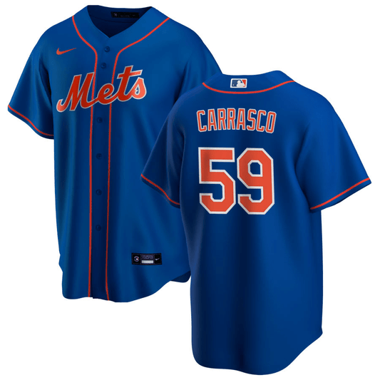 Carlos Carrasco New York Mets Alternate Royal Baseball Player Jersey