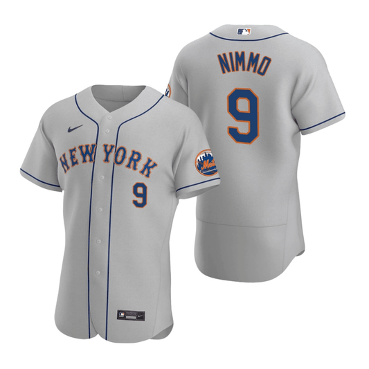 Brandon Nimmo New York Mets Road Gray Baseball Player Jersey