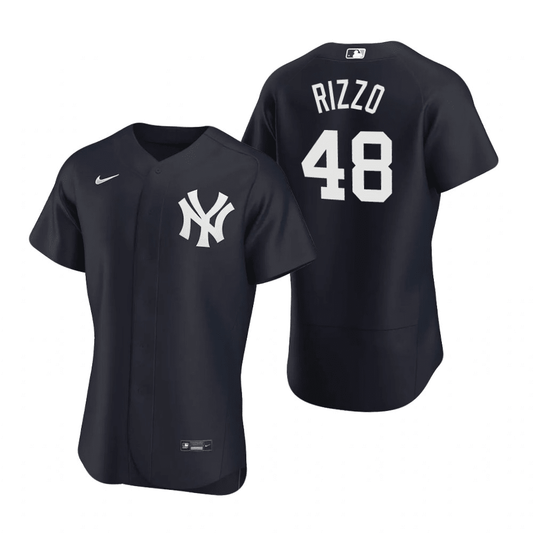 Anthony Rizzo New York Yankees Alternate Navy Baseball Player Jersey