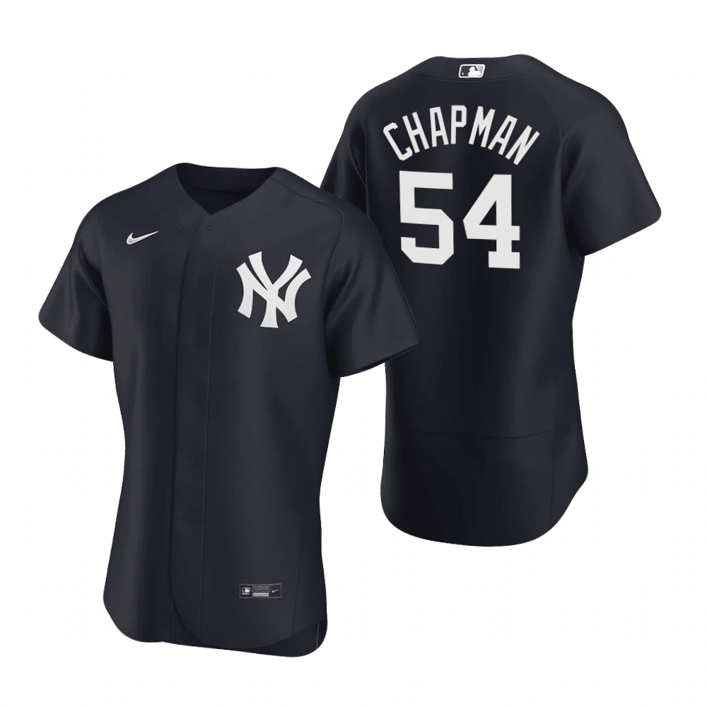 Aroldis Chapman New York Yankees Alternate Navy Baseball Player Jersey