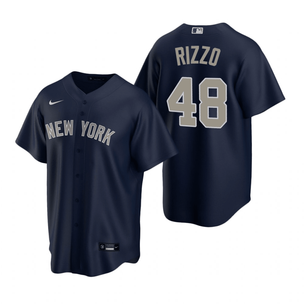Anthony Rizzo New York Yankees Alternate Navy Baseball Player Jersey