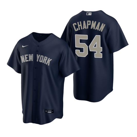 Aroldis Chapman New York Yankees Alternate Navy Baseball Player Jersey