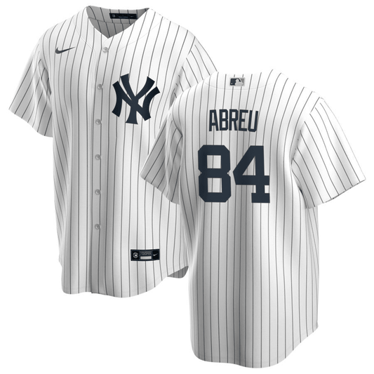 Albert Abreu New York Yankees Home White Baseball Player Jersey