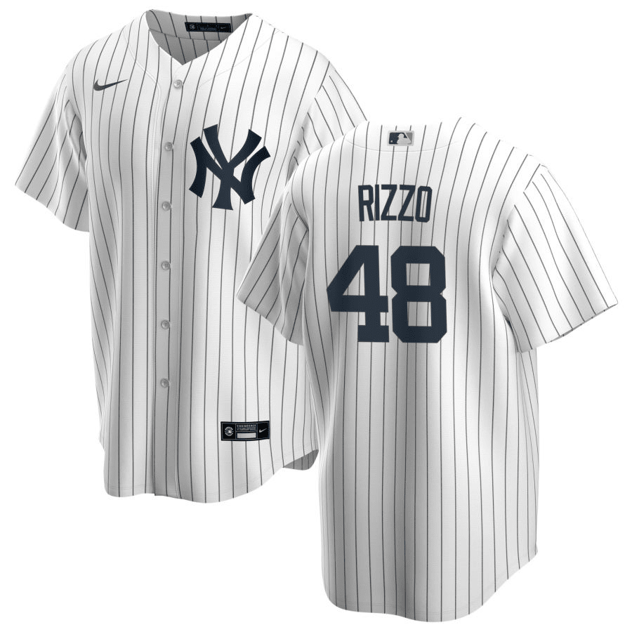 Anthony Rizzo New York Yankees Home White Baseball Player Jersey