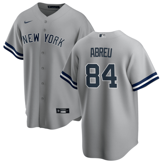 Albert Abreu New York Yankees Road Gray Baseball Player Jersey