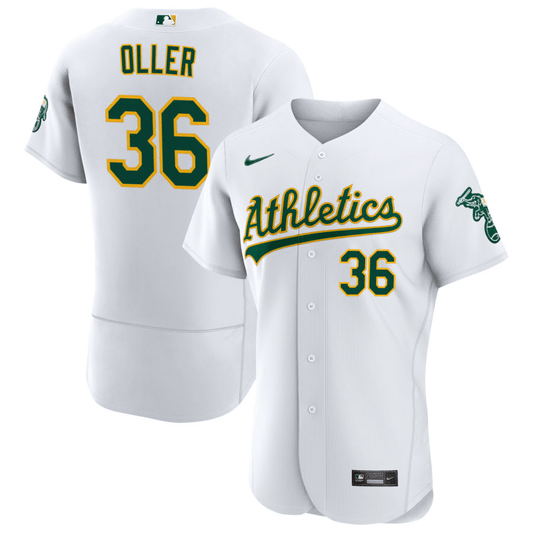 Adam Oller Oakland Athletics Home White Baseball Player Jersey