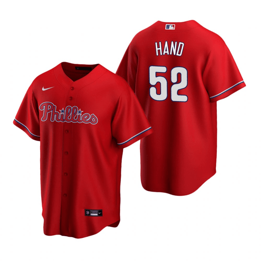 Brad Hand Philadelphia Phillies Alternate Red Baseball Player Jersey