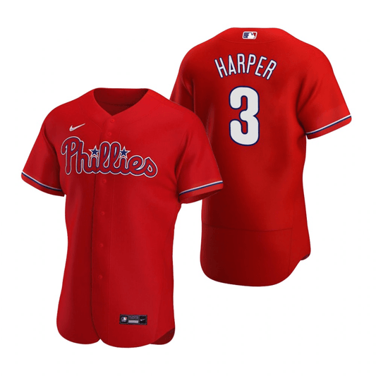 Bryce Harper Philadelphia Phillies Alternate Red Baseball Player Jersey