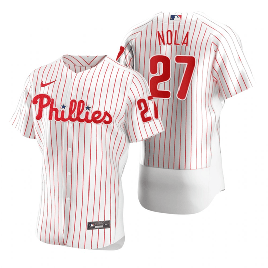 Aaron Nola Philadelphia Phillies Home White Baseball Player Jersey