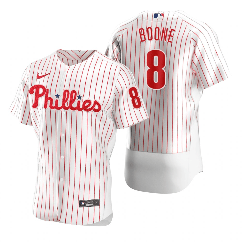 Bob Boone Philadelphia Phillies Home White Baseball Player Jersey