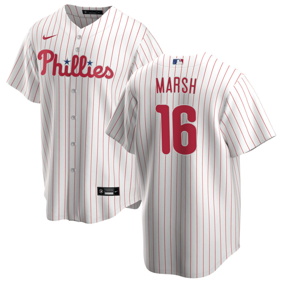Brandon Marsh Philadelphia Phillies Home White Baseball Player Jersey