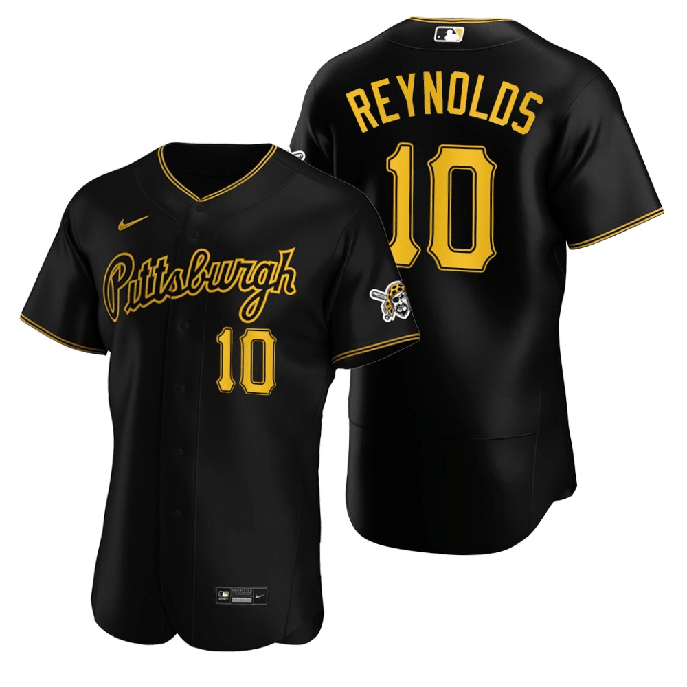 Bryan Reynolds Pittsburgh Pirates Alternate Black Baseball Player Jersey