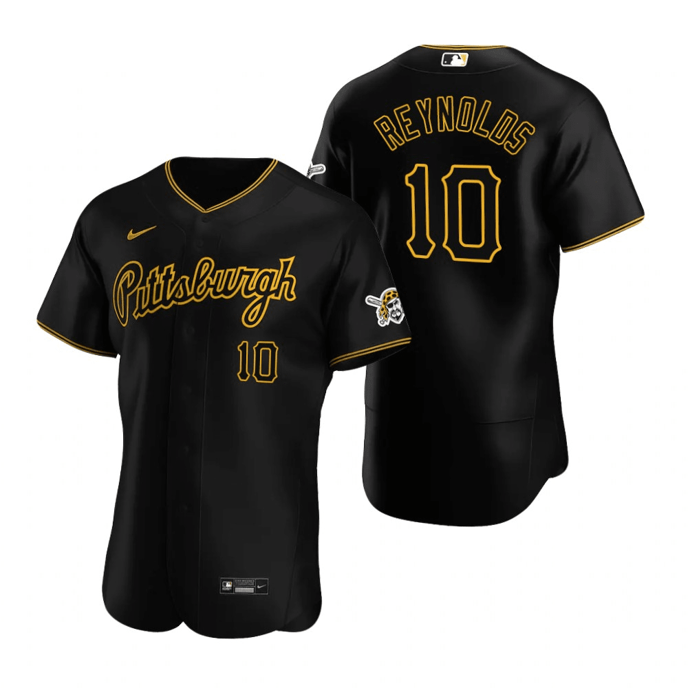 Bryan Reynolds Pittsburgh Pirates Alternate Black Baseball Player Jersey