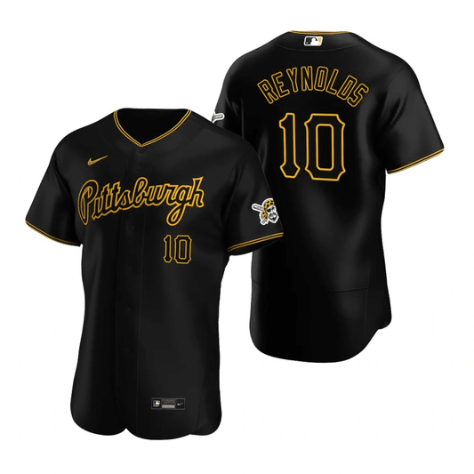 Bryan Reynolds Pittsburgh Pirates Alternate Black Baseball Player Jersey