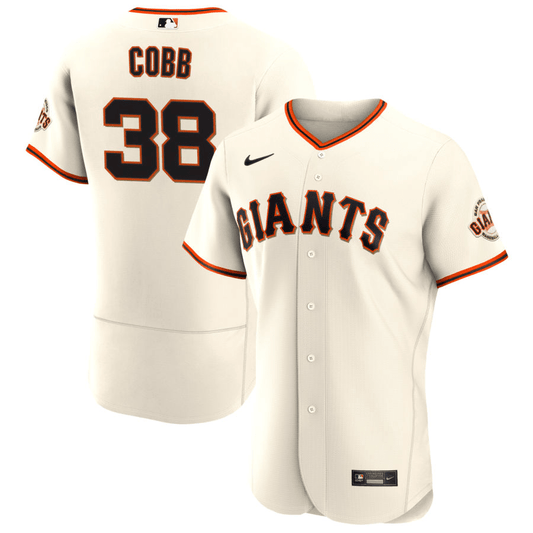 Alex Cobb San Francisco Giants Home Cream Baseball Player Jersey