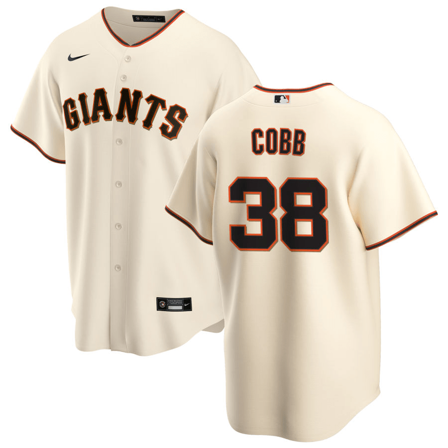 Alex Cobb San Francisco Giants Home Cream Baseball Player Jersey