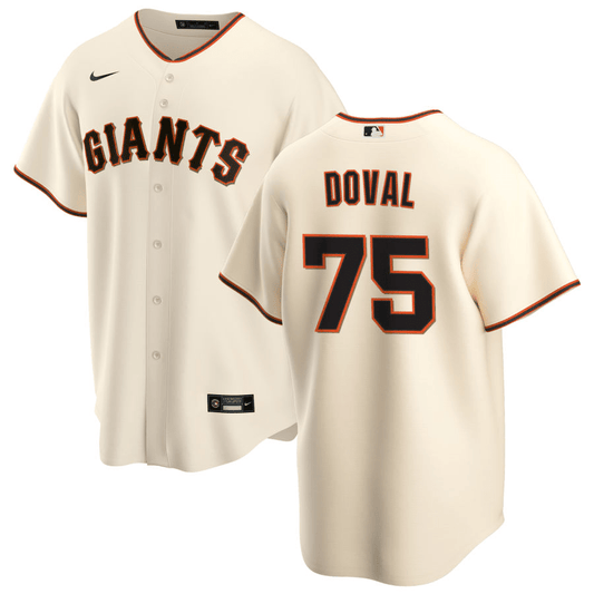 Camilo Doval San Francisco Giants Home Cream Baseball Player Jersey