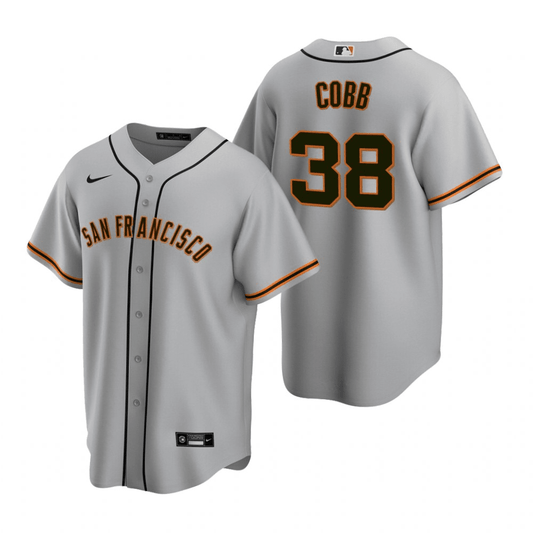 Alex Cobb San Francisco Giants Road Gray Baseball Player Jersey
