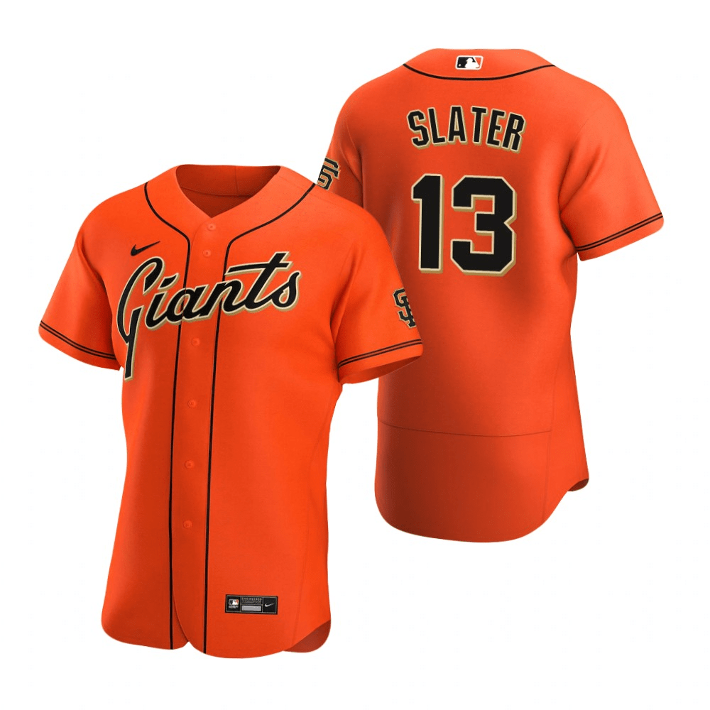 Austin Slater San Francisco Giants Alternate Orange Baseball Player Jersey