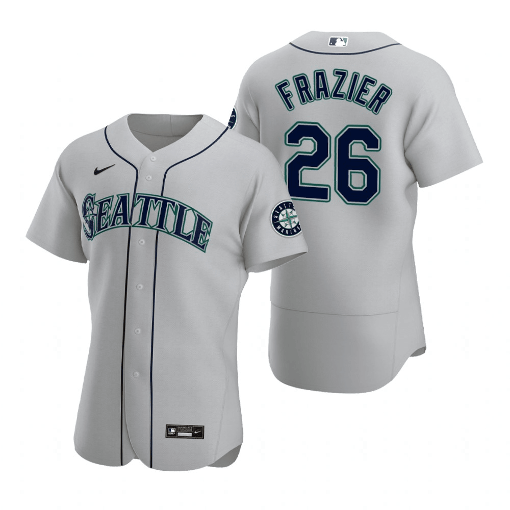 Adam Frazier Seattle Mariners Road Gray Baseball Player Jersey