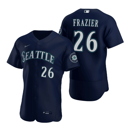 Adam Frazier Seattle Mariners Alternate Navy Baseball Player Jersey