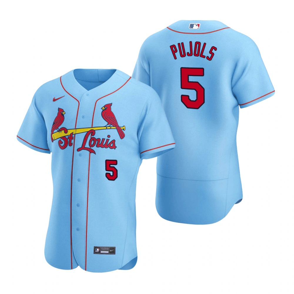 Albert Pujols St. Louis Cardinals Alternate Blue Baseball Player Jersey