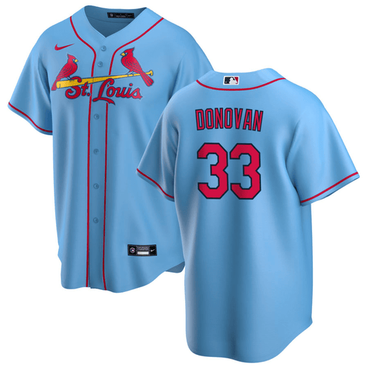 Brendan Donovan St. Louis Cardinals Alternate Blue Baseball Player Jersey