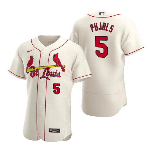 Albert Pujols St. Louis Cardinals Alternate Cream Baseball Player Jersey