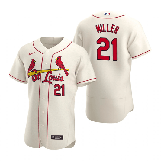 Andrew Miller St. Louis Cardinals Alternate Cream Baseball Player Jersey