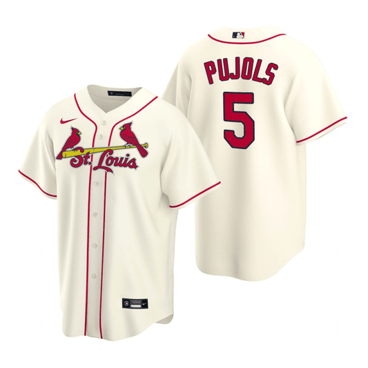 Albert Pujols St. Louis Cardinals Alternate Cream Baseball Player Jersey
