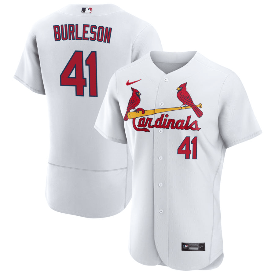 Alec Burleson St. Louis Cardinals Home White Baseball Player Jersey