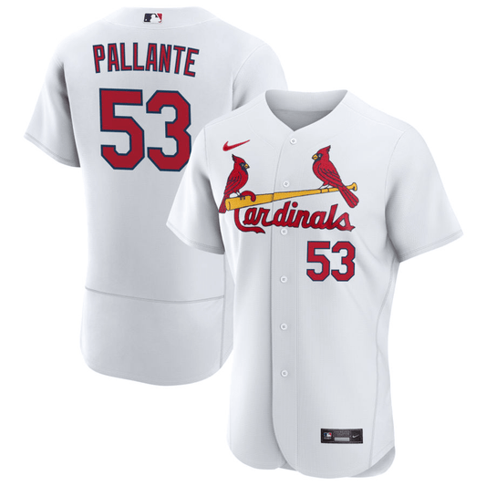 Andre Pallante St. Louis Cardinals Home White Baseball Player Jersey