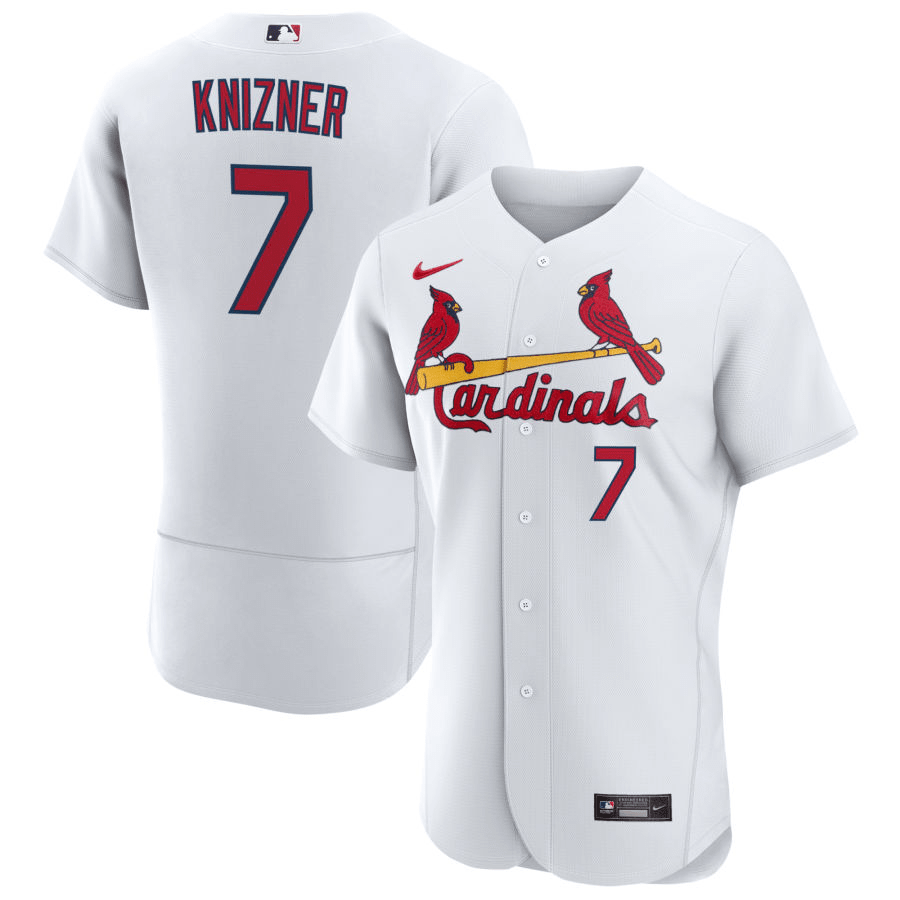 Andrew Knizner St. Louis Cardinals Home White Baseball Player Jersey