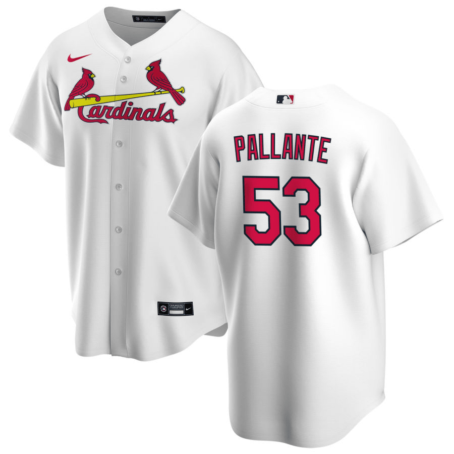 Andre Pallante St. Louis Cardinals Home White Baseball Player Jersey