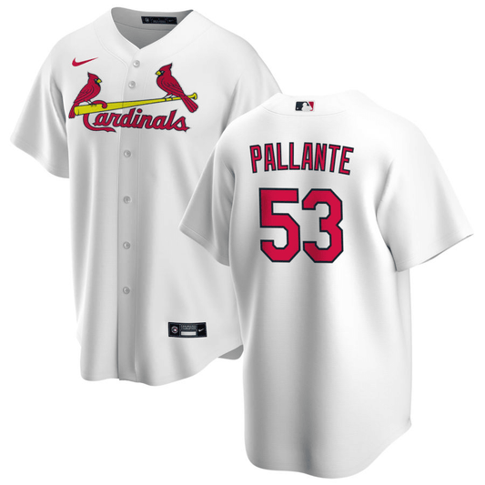 Andre Pallante St. Louis Cardinals Home White Baseball Player Jersey