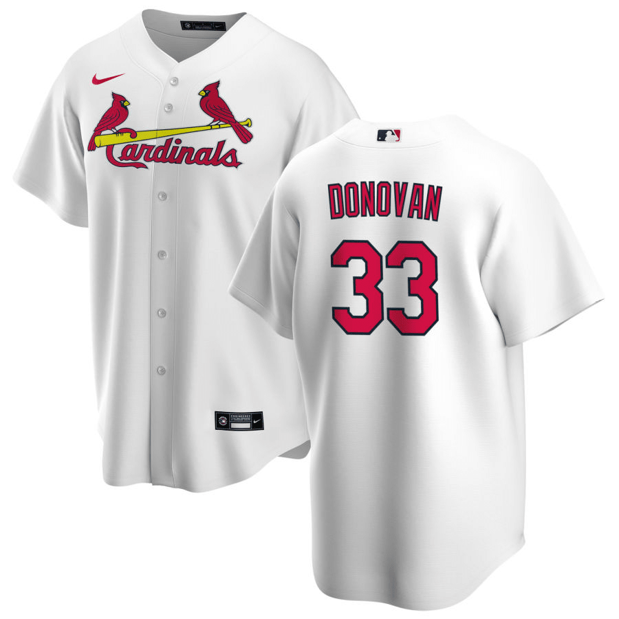 Brendan Donovan St. Louis Cardinals Home White Baseball Player Jersey