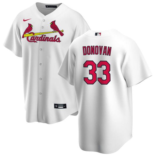 Brendan Donovan St. Louis Cardinals Home White Baseball Player Jersey