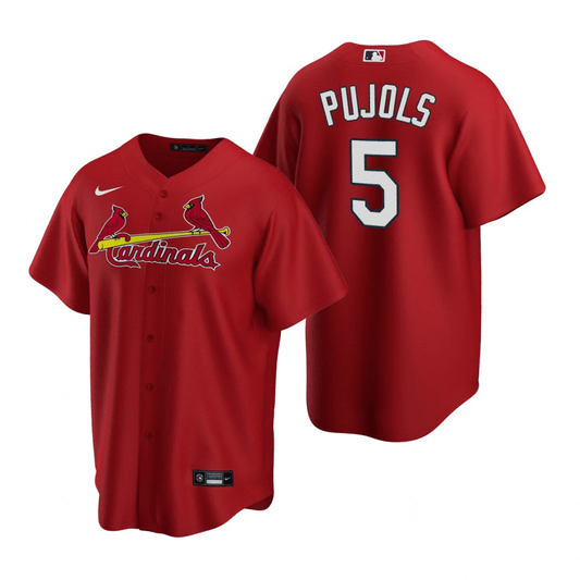Albert Pujols St. Louis Cardinals Alternate Red Baseball Player Jersey