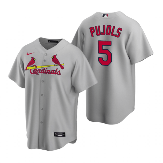 Albert Pujols St. Louis Cardinals Road Gray Baseball Player Jersey