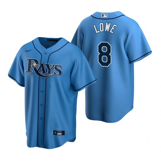 Brandon Lowe Tampa Bay Rays Alternate Blue Baseball Player Jersey