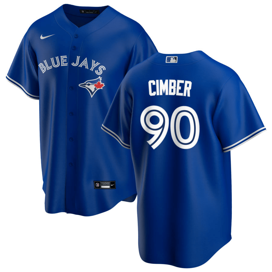 Adam Cimber Toronto Blue Jays Alternate Royal Baseball Player Jersey
