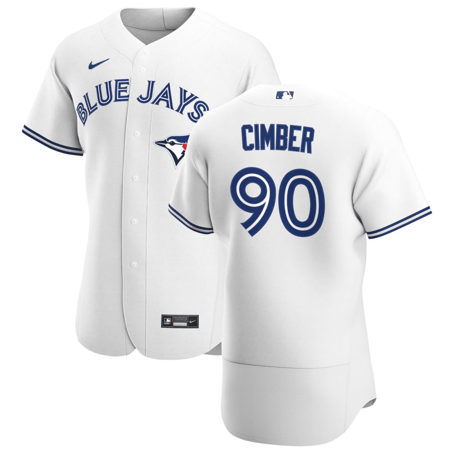 Adam Cimber Toronto Blue Jays Home White Baseball Player Jersey
