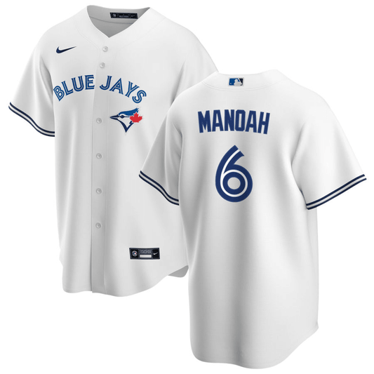 Alek Manoah Toronto Blue Jays Home White Baseball Player Jersey