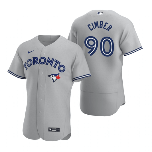 Adam Cimber Toronto Blue Jays Road Gray Baseball Player Jersey