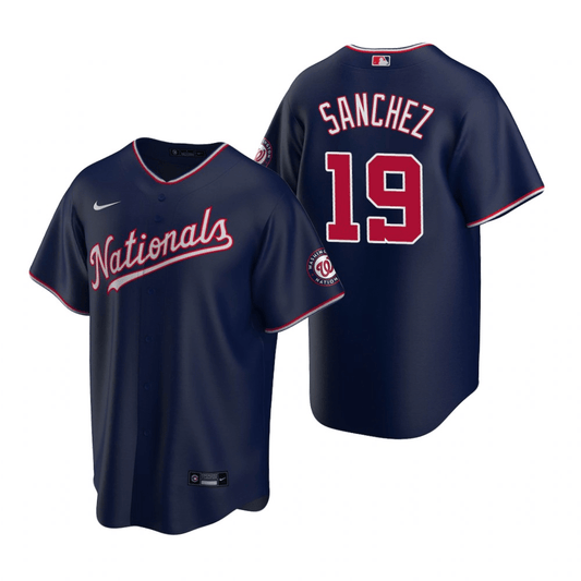 Anibal Sanchez Washington Nationals Alternate Navy Baseball Player Jersey