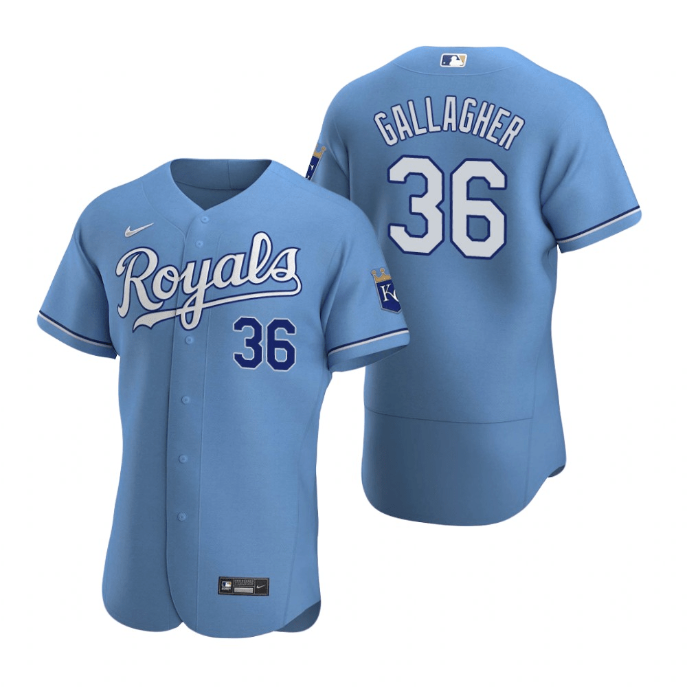 Cam Gallagher Kansas City Royals Alternate Blue Baseball Player Jersey